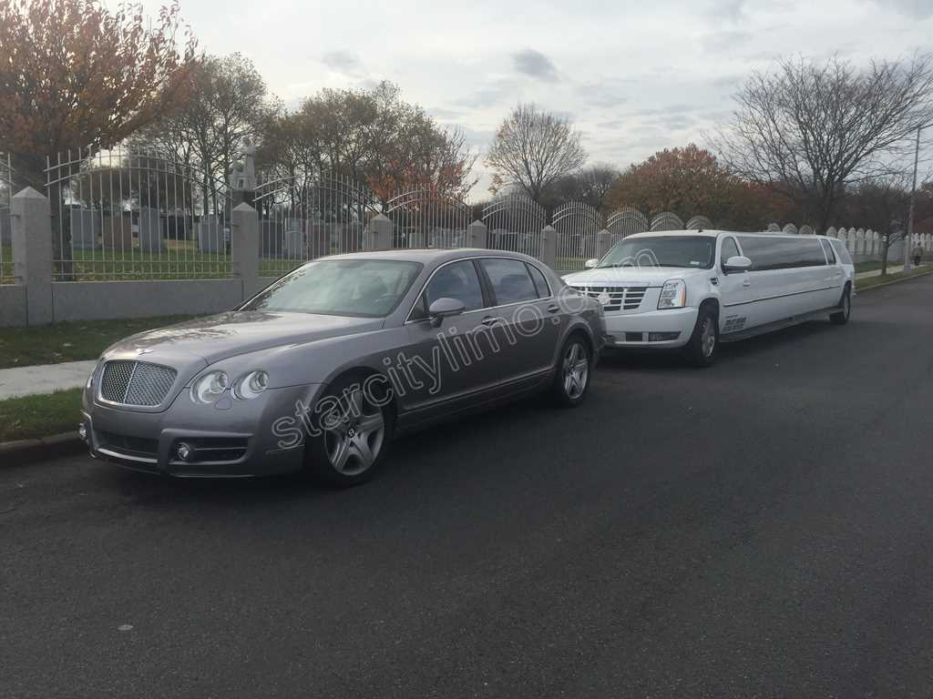 Bentley Flying Spur and Cadillac Escalade Limousine