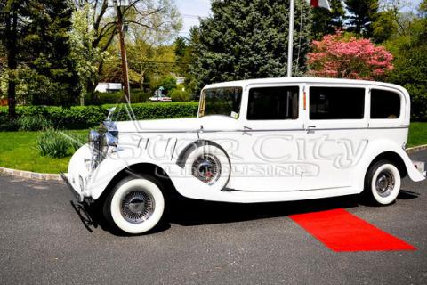 Antique Rolls Royce Limousine in NYC